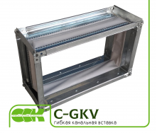 Вібровставка для канальної прямокутної вентиляція C-GKV-50-30
